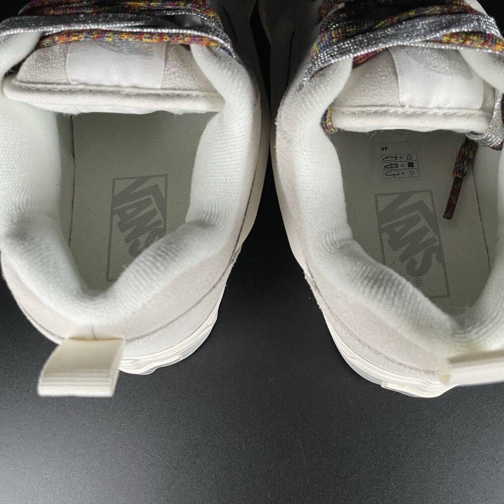 Vans Knu Skool Women’s Size 7 White Suede Casual Platform Sneaker Skate Shoe NEW - Picture 8 of 9